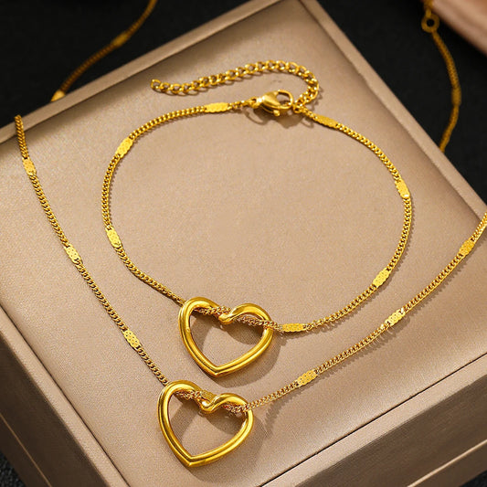 HeartGlow™ Necklace and Bracelet Combo