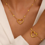 HeartGlow™ Necklace and Bracelet Combo